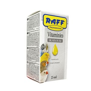 قطره مولتی ویتامین و اسید آمینه پرندگان راف مدل vitaminico ravasi حجم 250 میلی لیتر