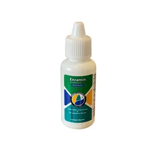 قطره پرندگان انرامین مدل enrofloxacin حجم 30 میلی لیتر