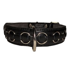 قلاده گردنی سگ چرمی مدل cir01091 وزن 150 گرم