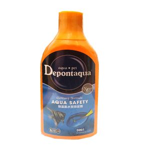 محلول آماده ساز آب آکواریوم دپونت آکوا مدل aqua safety حجم 200 میلی لیتر