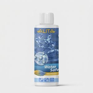 محلول آماده‌ساز آب آکواریوم آلیتا مدل water safe حجم 500 میلی‌لیتر