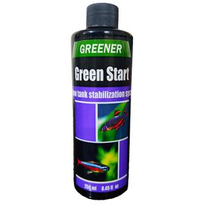محلول باکتری ساز آب آکواریوم گرینر مدل green start حجم 250 میلی لیتر