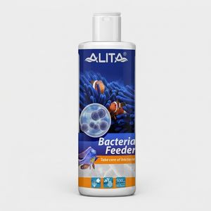 محلول باکتری فیدر آکواریوم آلیتا مدل bacteri feeder حجم 500 میلی‌لیتر
