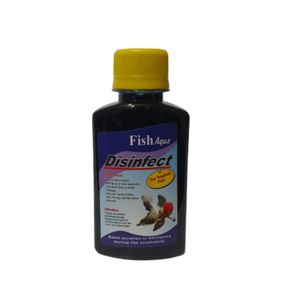 محلول ضد عفونی کننده آب آکواریوم آکوا مدل disinfect حجم 120 میلی لیتر