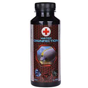 محلول ضد عفونی کننده آب آکواریوم مستر فیش مدل water disinfection حجم 350میلی لیتر