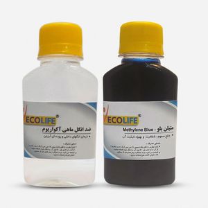 محلول ضدانگل و متیلن‌بلو آکواریوم اکولایف 240 میلی‌لیتر بسته 2 عددی