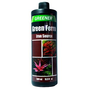 محلول مکمل آهن آکواریوم گرینر مدل green ferro حجم 500 میلی لیتر