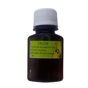 محلول کلسیم پرندگان زینتی کد c120 حجم 120 میلی لیتر