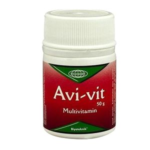مولتی ویتامین پرندگان بیوتکنیک مدل avi vit وزن 50 گرم