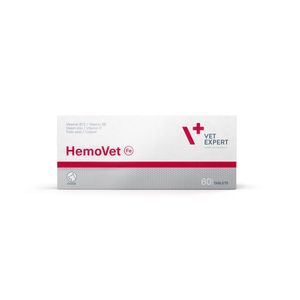 مکمل خون ساز سگ وت اکسپرت مدل hemovet بسته 60 عددی