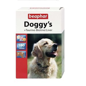 مکمل سگ بیفار مدل doggys بسته 180 عددی