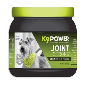 مکمل سگ کی ناین پاور مدل k9 power joint strong وزن 454 گرم