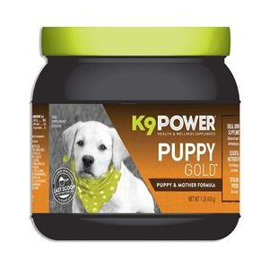مکمل سگ کی ناین پاور مدل k9 power puppy gold وزن 454 گرم