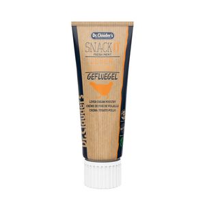 مکمل غذای گربه دکتر کلادرز مدل خمیری طعم مرغ و جگر وزن 75 گرم