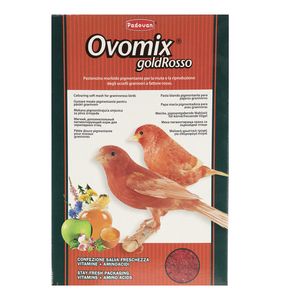 مکمل غذایی پرندگان دانه خوار پادوان مدل ovomix gold rosso بسته 1 کیلوگرم