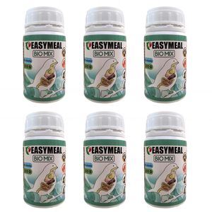 مکمل پروبیوتیک پرندگان زینتی ایزیمیل مدل biomix100 وزن 100 گرم بسته 6 عددی