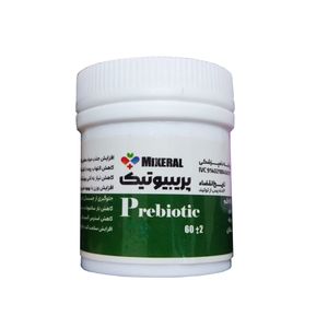 مکمل پریبیوتیک و کلسیم پرندگان میکسرال مدل mix وزن 60 گرم