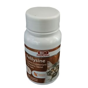 مکمل گربه بایوپت اکتیو مدل felilysine_90 بسته 90 عددی