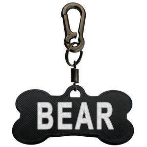 پلاک شناسایی سگ مدل bear
