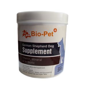 پودر مکمل بایو پت مدل german shepherd gog وزن 200 گرم