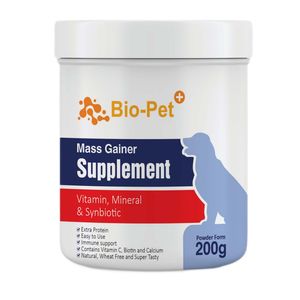 پودر مکمل بایو پت مدل mass gainer وزن 200 گرم