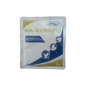پودر مکمل پرندگان و حیوانات نووا مدل dextrolytes وزن 100 گرم