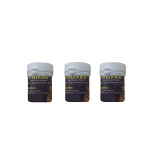 پودر ویتامین سی آسپرین پرنده مدل vitaspirin054 وزن 54 گرم مجموعه 3 عددی