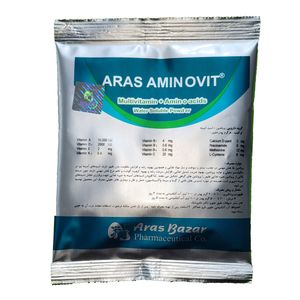 پودر پرندگان آمینوویت مدل aras وزن 100 گرم