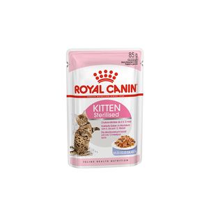 پوچ بچه گربه رویال کنین مدل sterilised وزن 85 گرم