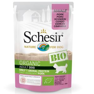 پوچ سگ شسیر مدل pouch bio pork 74307 با طعم فیله گراز وزن 85 گرم