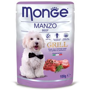 پوچ سگ مونژ مدل pouch beef 13154 با طعم بیف وزن 100 گرم1007784