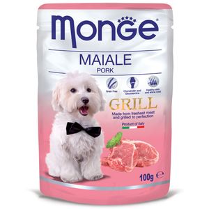 پوچ سگ مونژ مدل pouch pork 13147 با طعم گراز وزن 100 گرم1007785