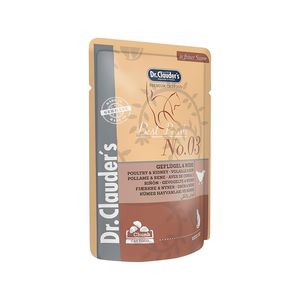 پوچ گربه بالغ دکتر کلادر مدل best pearls با طعم پرندگان و قلوه وزن 100 گرم