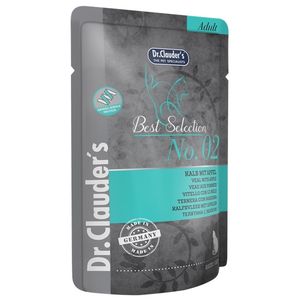 پوچ گربه بالغ دکتر کلادر مدل best selection طعم گوشت گاو و سیب وزن 85 گرم