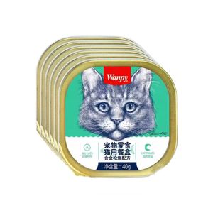 پوچ گربه بالغ ونپی مدل سفارش چین بافت موس با طعم ماهی تن وزن 40 گرم بسته 6 عددی