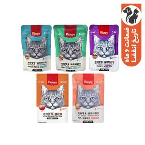 پوچ گربه ونپی مدل chinese series pack وزن 80 گرم بسته 5 عددی