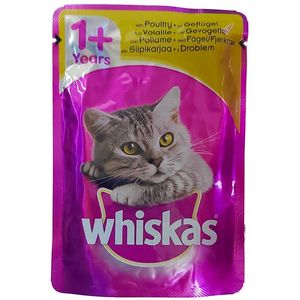 پوچ گربه ویسکاس مدل poultry mit geflugel وزن 100 گرم