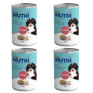 کنسرو توله سگ نوتری پت مدل puppy وزن 425 گرم بسته 4 عددی