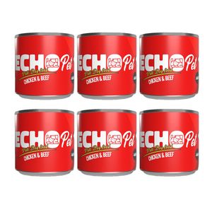 کنسرو سگ اکوپت مدل chickenbeef وزن 800 گرم بسته 6 عددی