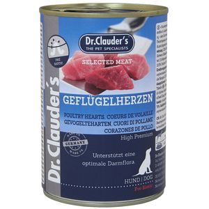کنسرو سگ دکتر کلادرز حاوی دل مرغ مدل geflugelherzen وزن 400 گرمی