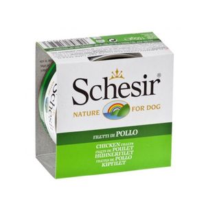 کنسرو سگ شسیر مدل chicken fillets وزن 0.15 کیلوگرم