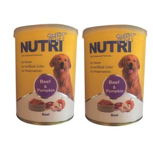 کنسرو سگ نوتری پت مدل beef & pumpkin وزن 425 گرم مجموعه 2 عددی