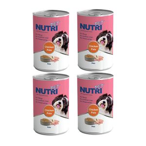 کنسرو سگ نوتری پت مدل newpate وزن 425 گرم بسته 4 عددی