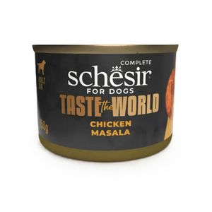 کنسرو شسیر سگ بالغ مدل masala طعم مرغ وزن 150 گرم