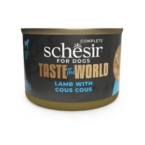 کنسرو شسیر سگ بالغ مدل taste the world طعم بره وزن 150 گرم