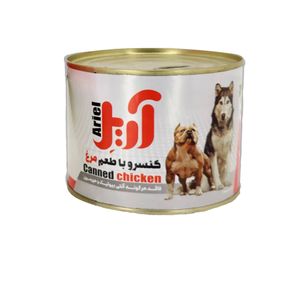 کنسرو غذای سگ آریل مدل پته طعم مرغ وزن 400 گرم
