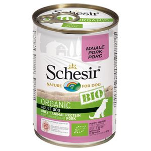 کنسرو غذای سگ شسیر مدل bio pork 81046 با طعم فیله گراز وزن 400 گرم