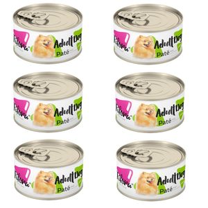 کنسرو غذای سگ فیفورا مدل breed veal pate طعم گوساله وزن 200 گرم بسته 6 ععدی