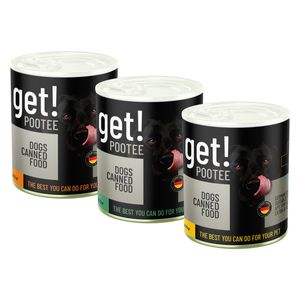 کنسرو غذای سگ پوتی مدل test all taste extra b vitamin وزن 800 گرم مجموعه 3 عددی