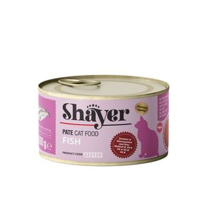 کنسرو غذای گربه شایر مدل fish کد 222133 وزن 200 گرم بسته 6 عددی